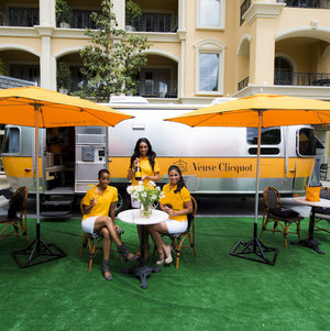 Vueve Clicquot, Airstream, Travel Trailer
