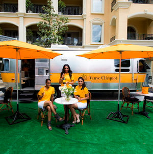 Vueve Clicquot, Airstream, Travel Trailer